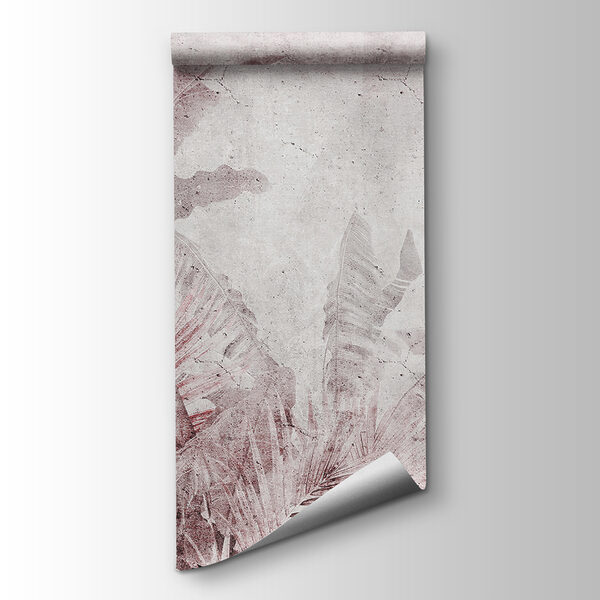 Muted tropical leaf pattern backdrop Muted tropical leaf pattern backdrop