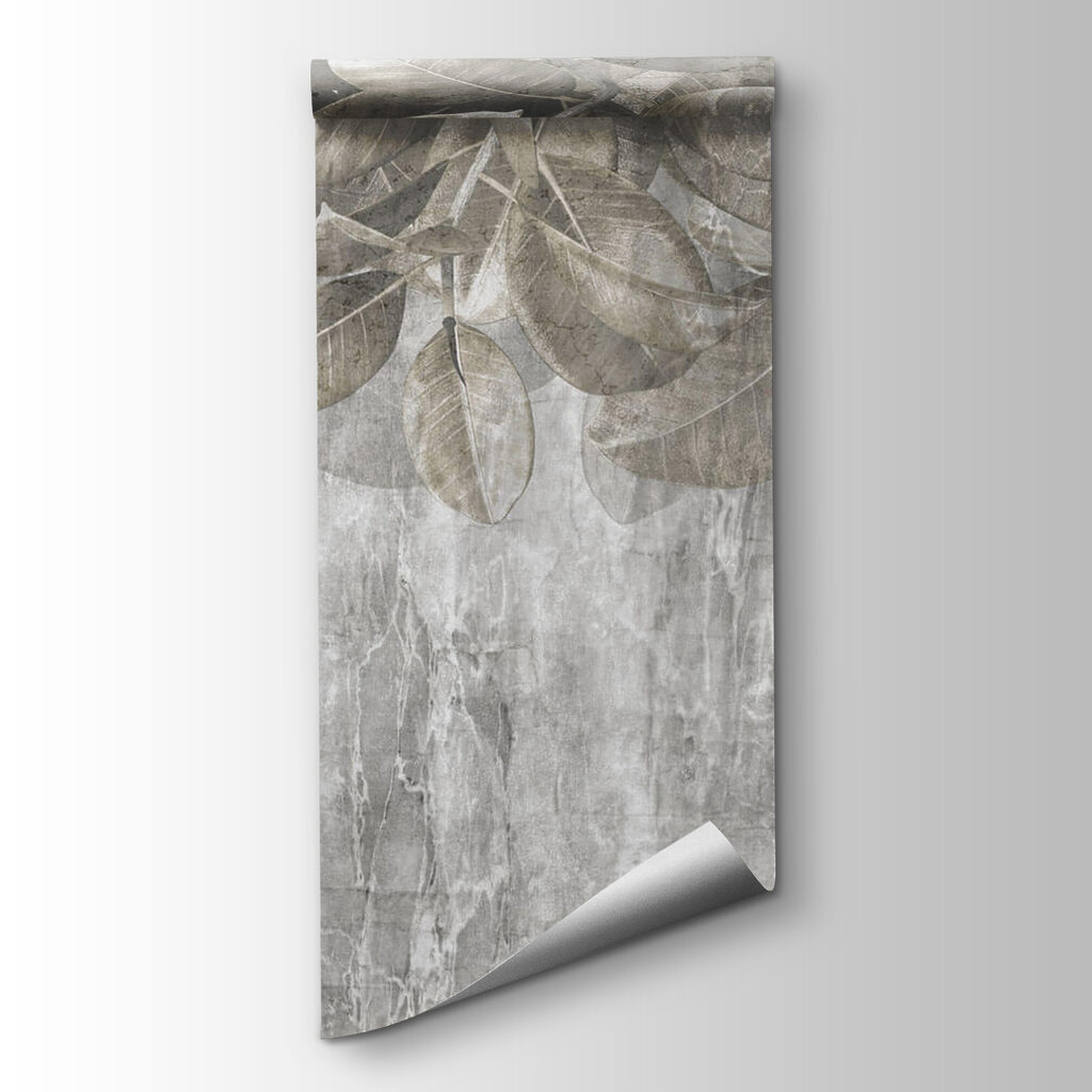 Gentle leaves on textured backdrop Gentle leaves on textured backdrop