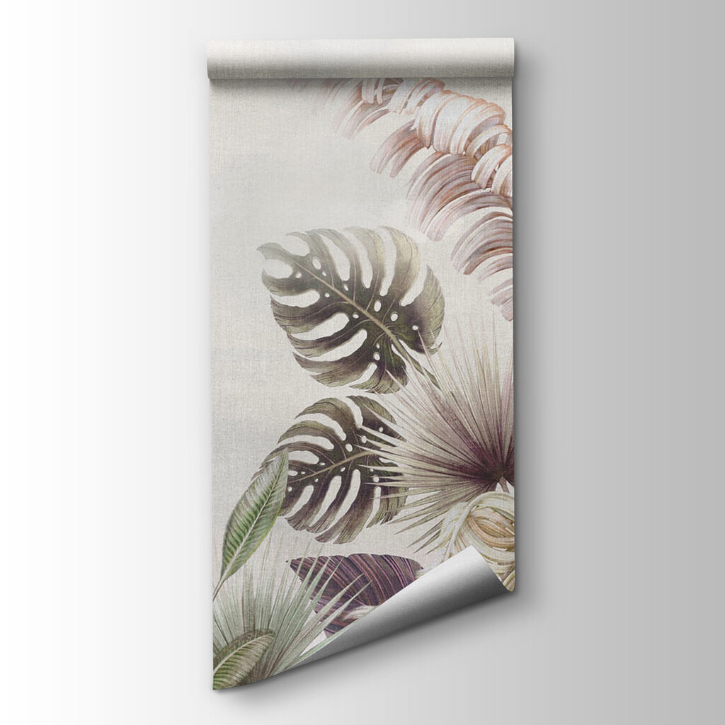 Vibrant tropical foliage and flowers Vibrant tropical foliage and flowers