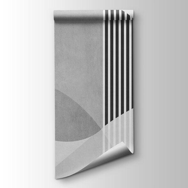 A grey and white background with black lines and circles A grey and white background with black lines and circles