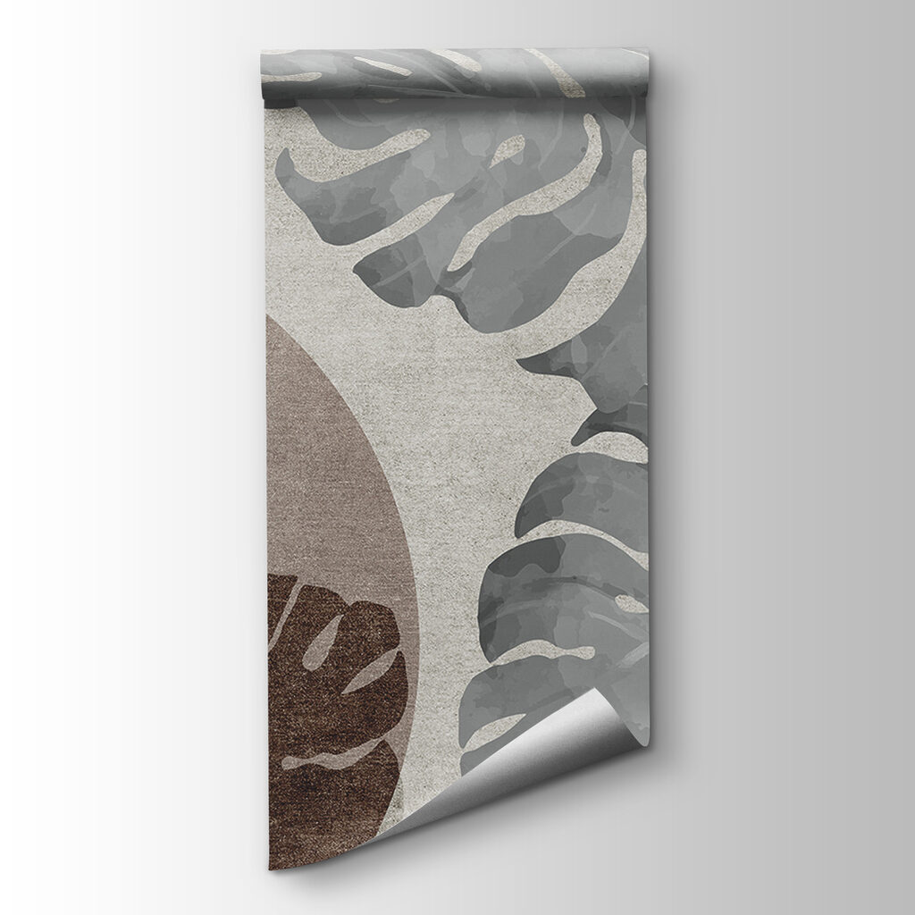 Elegant foliage in monochrome tones