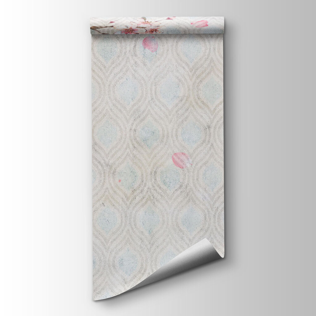 White and pink floral pattern White and pink floral pattern