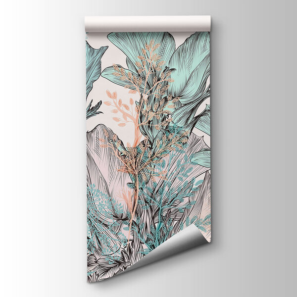 Delicate botanical dreamscape in hues Delicate botanical dreamscape in hues