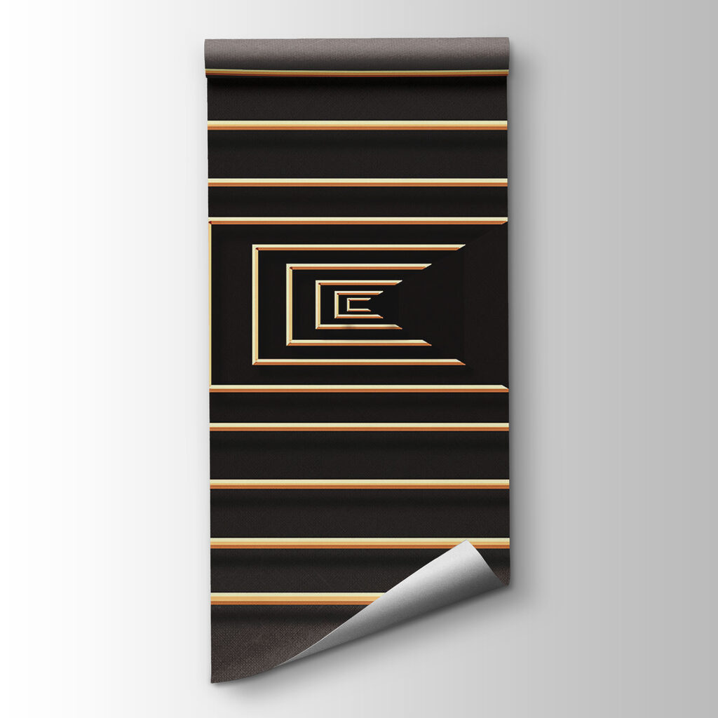 Infinite spiral in elegant hues