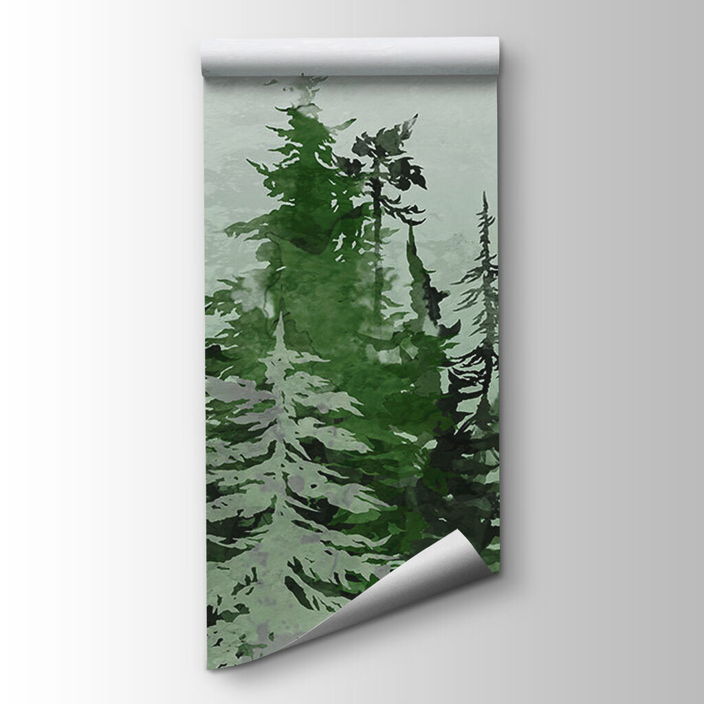 Group of trees in a forest