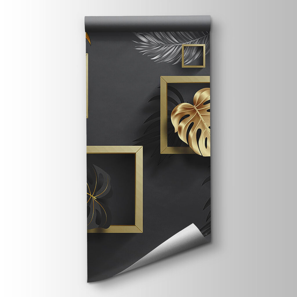 Elegant foliage in geometric harmony