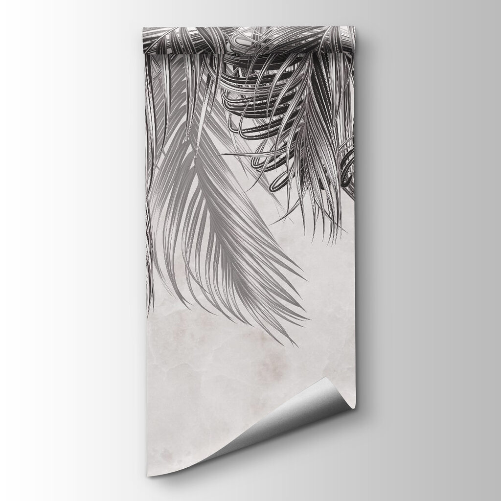 Elegant palm leaves on light background Elegant palm leaves on light background