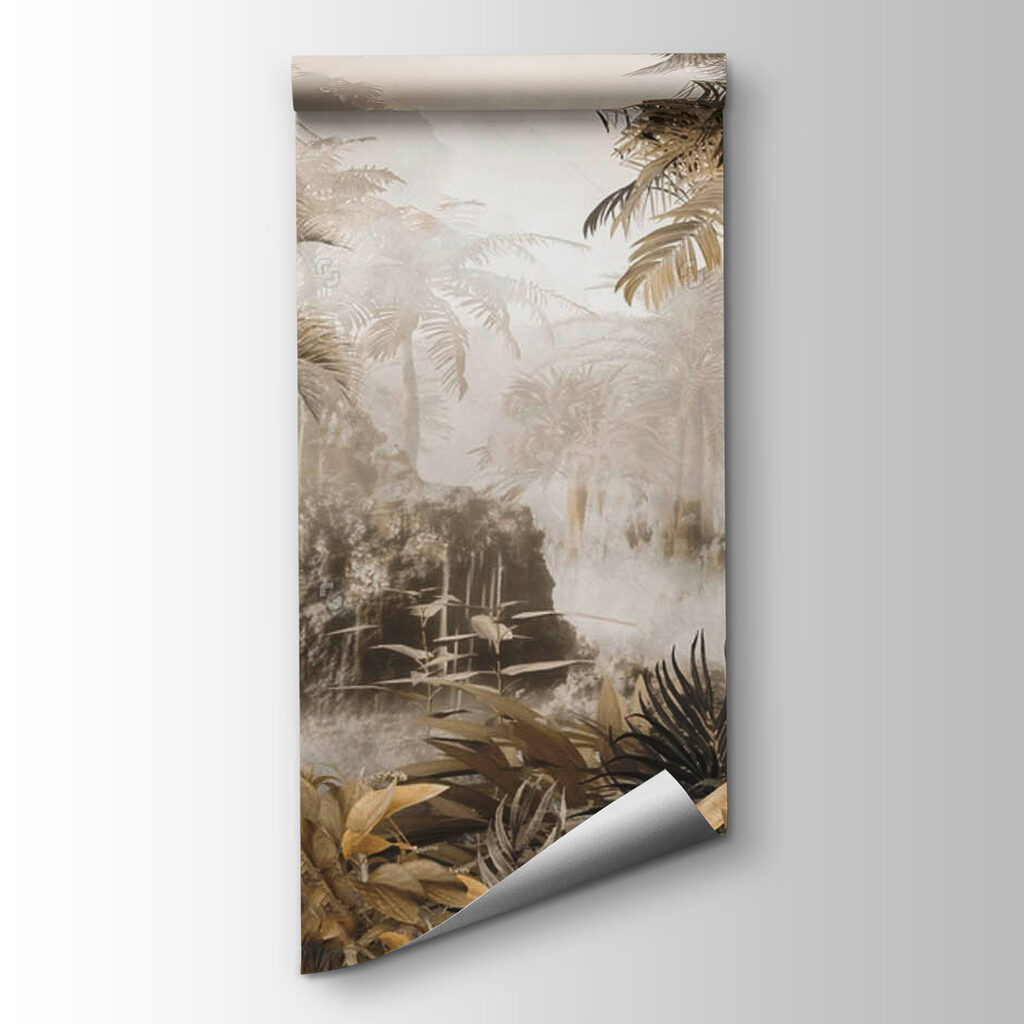 Painting of a forest Painting of a forest