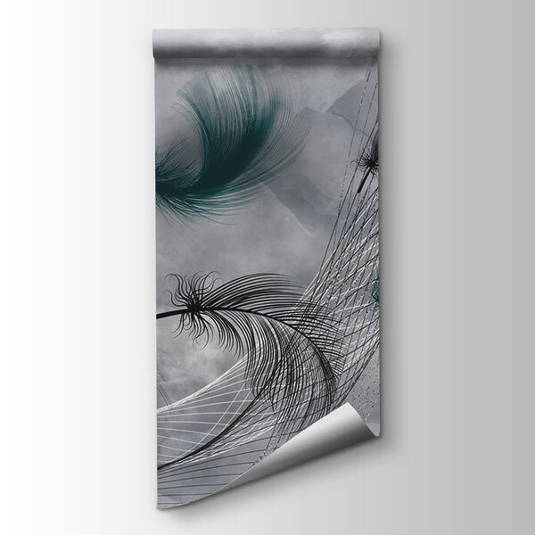 Elegant swirls of flowing feathers Elegant swirls of flowing feathers