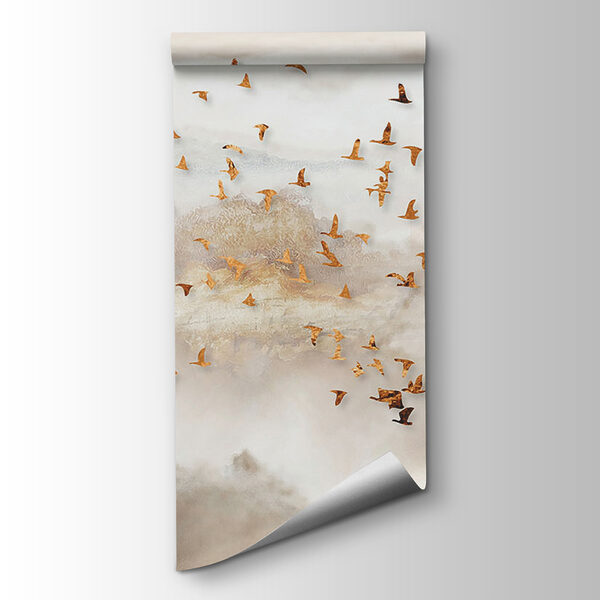 Flock of birds flying in the sky Flock of birds flying in the sky