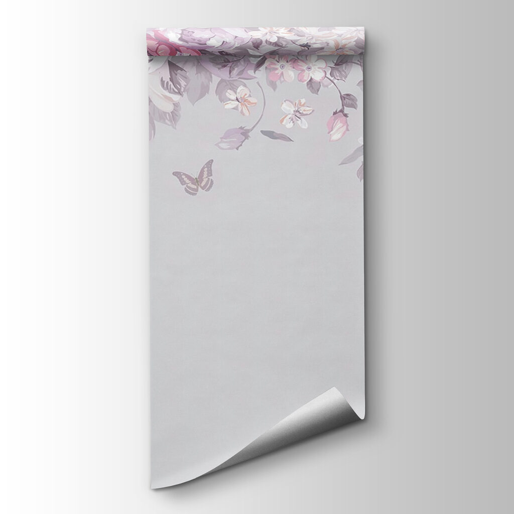 Floral pattern with butterflies