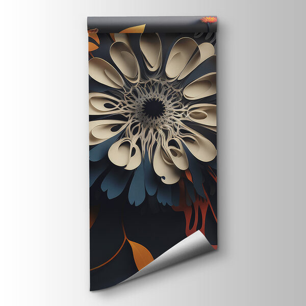 A paper cut out flowers A paper cut out flowers