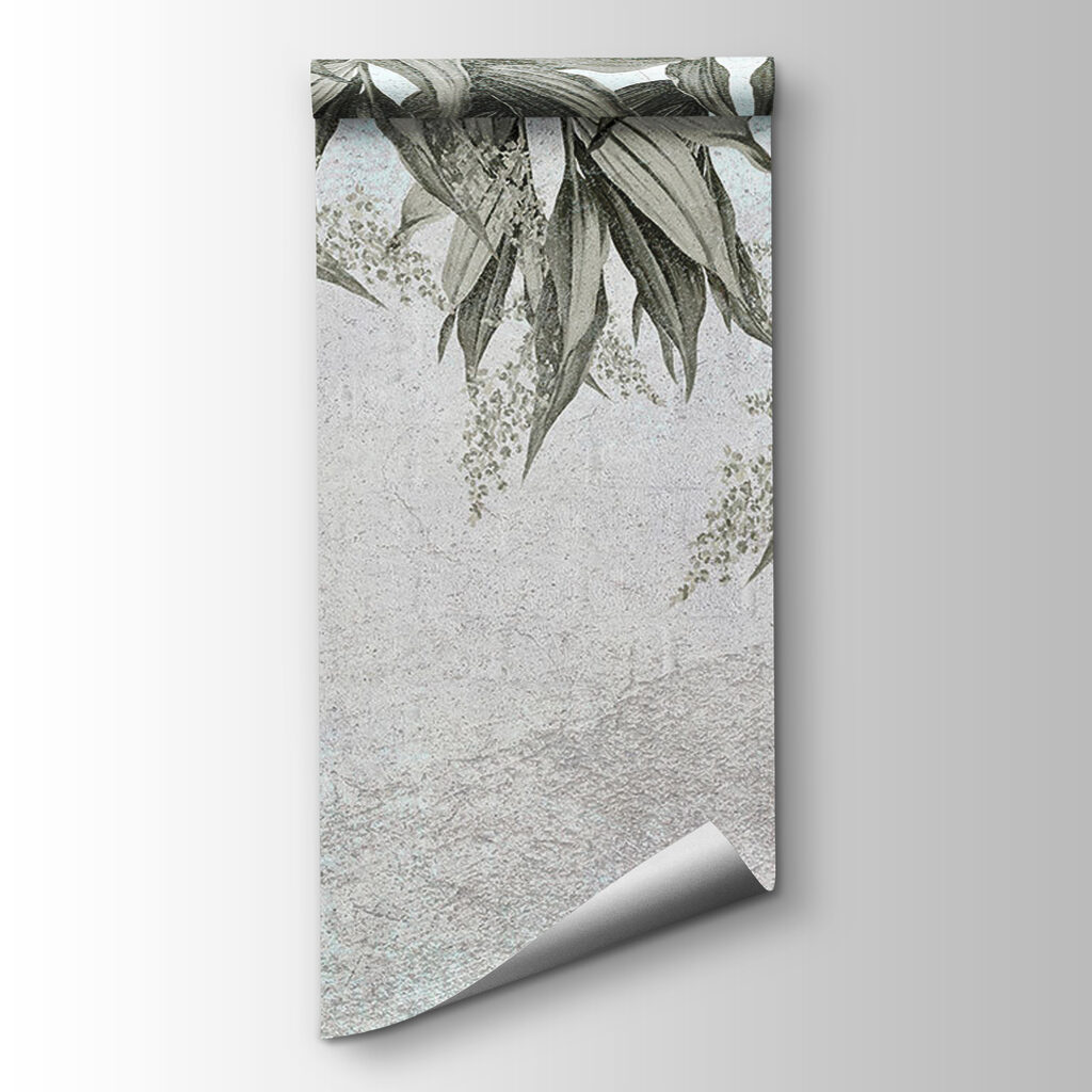 Elegant leaves against a textured backdrop