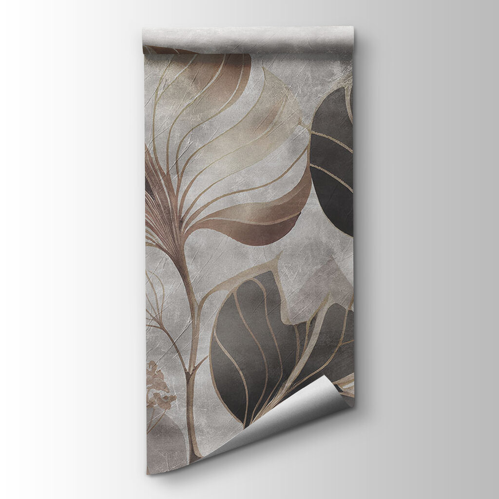 Elegant leaves in muted tones