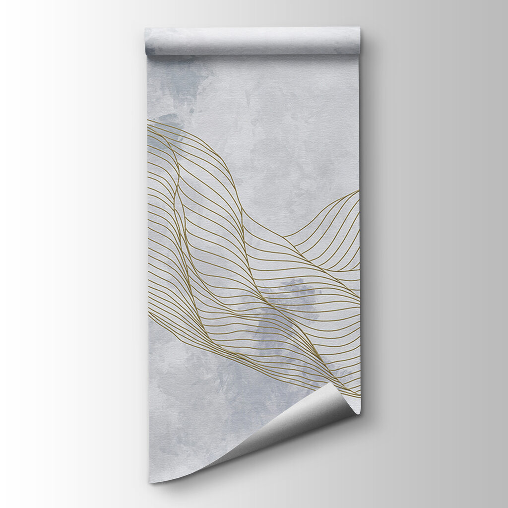 Elegant waves on textured background