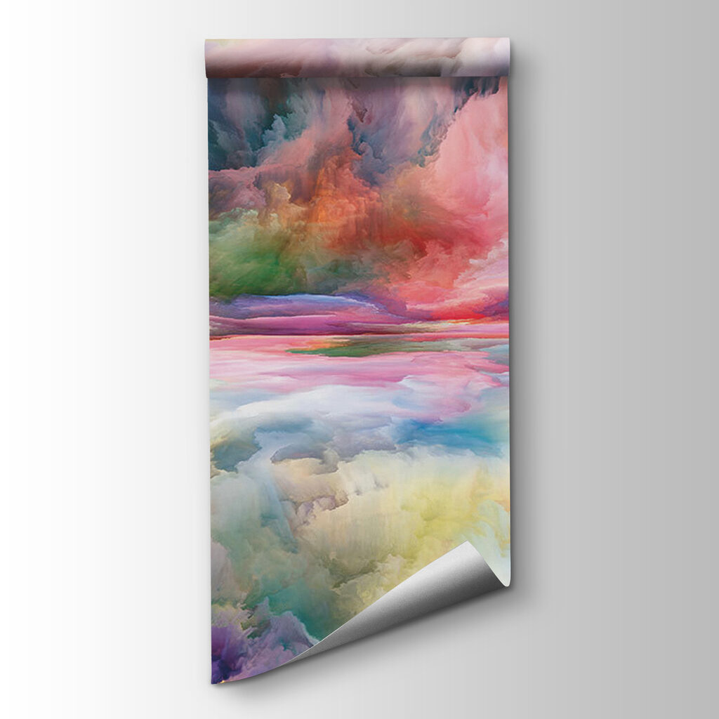 Colorful clouds in the sky Colorful clouds in the sky