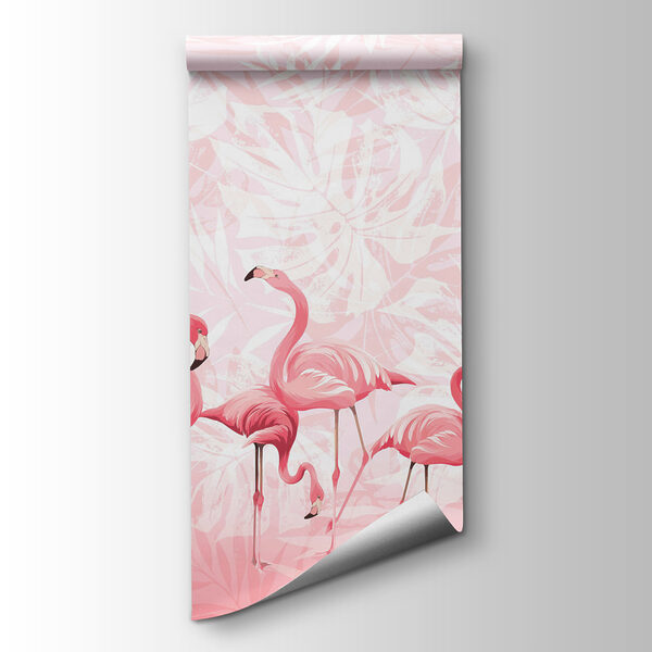 A group of pink flamingos A group of pink flamingos