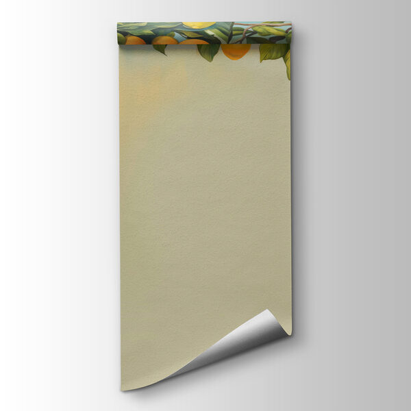 A lemons on a tree branch A lemons on a tree branch