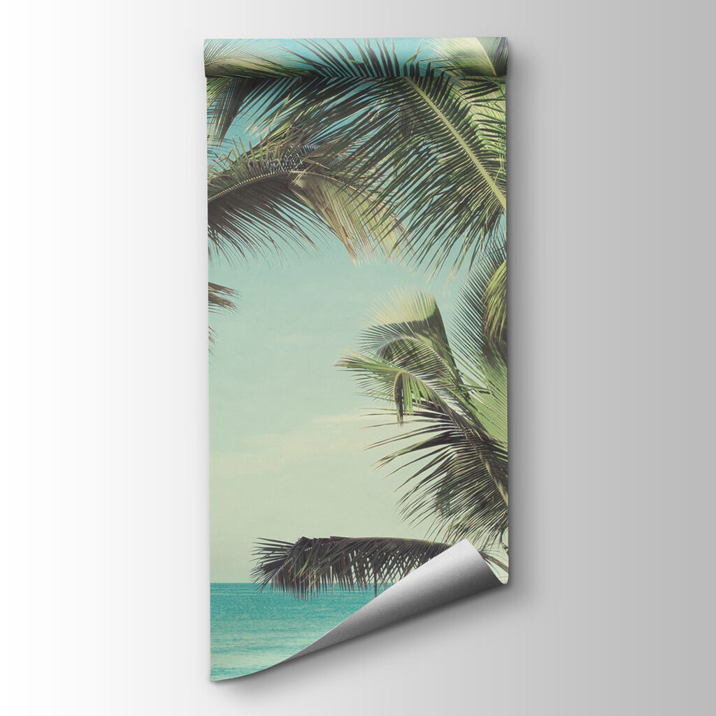 Palm trees on a beach Palm trees on a beach