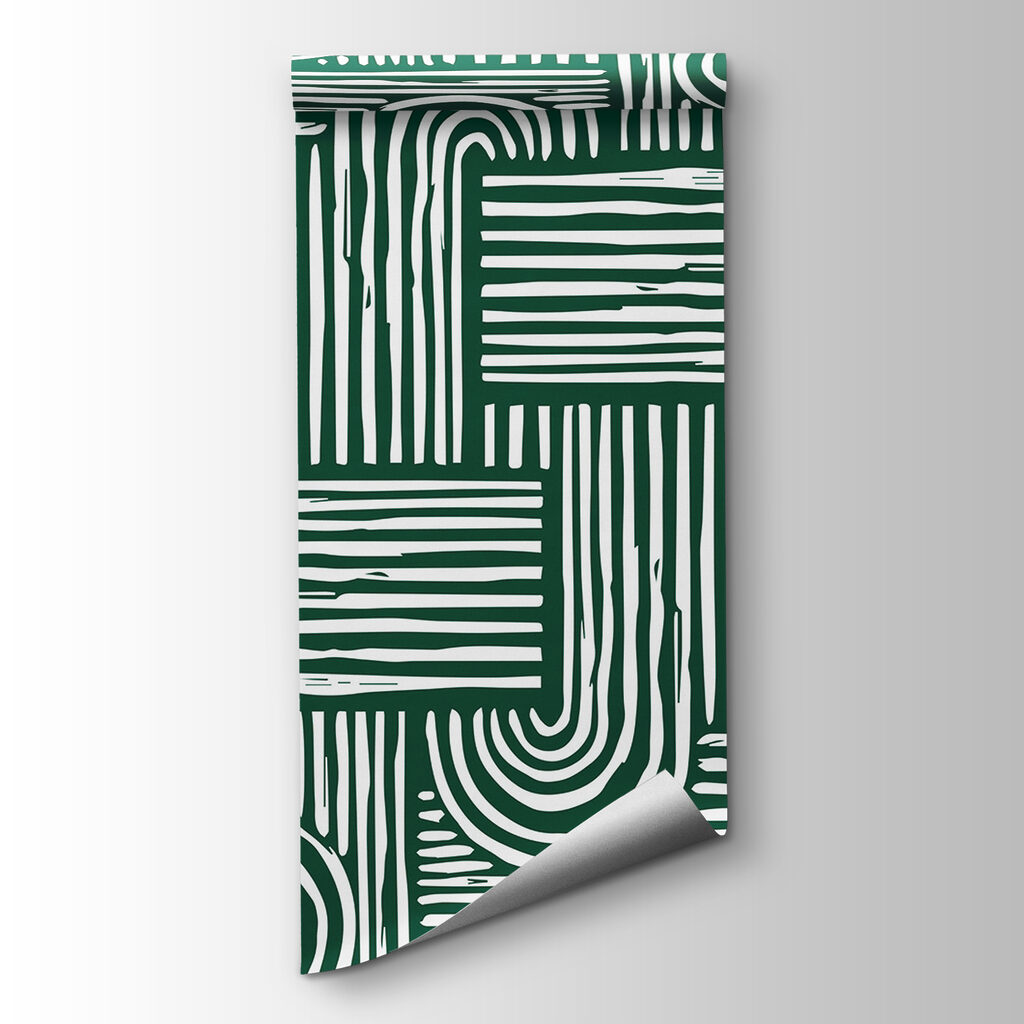 A pattern of lines and curves A pattern of lines and curves