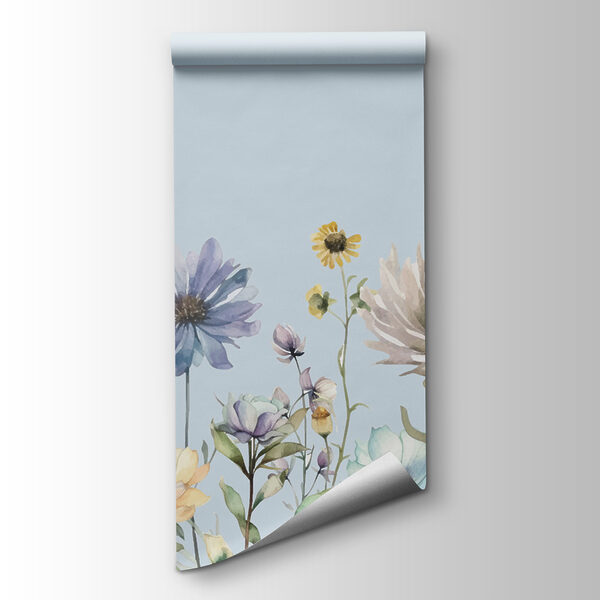 A watercolor painting of flowers A watercolor painting of flowers