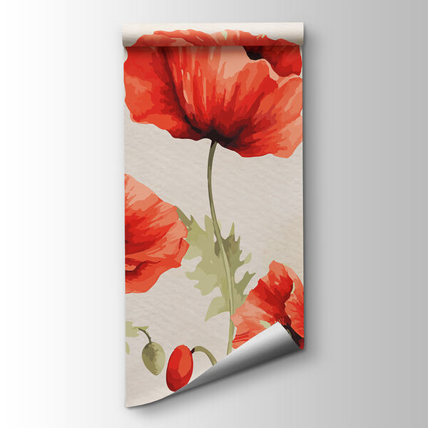 A group of red flowers A group of red flowers