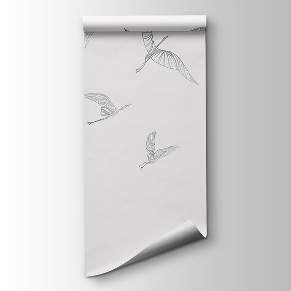 A group of birds flying