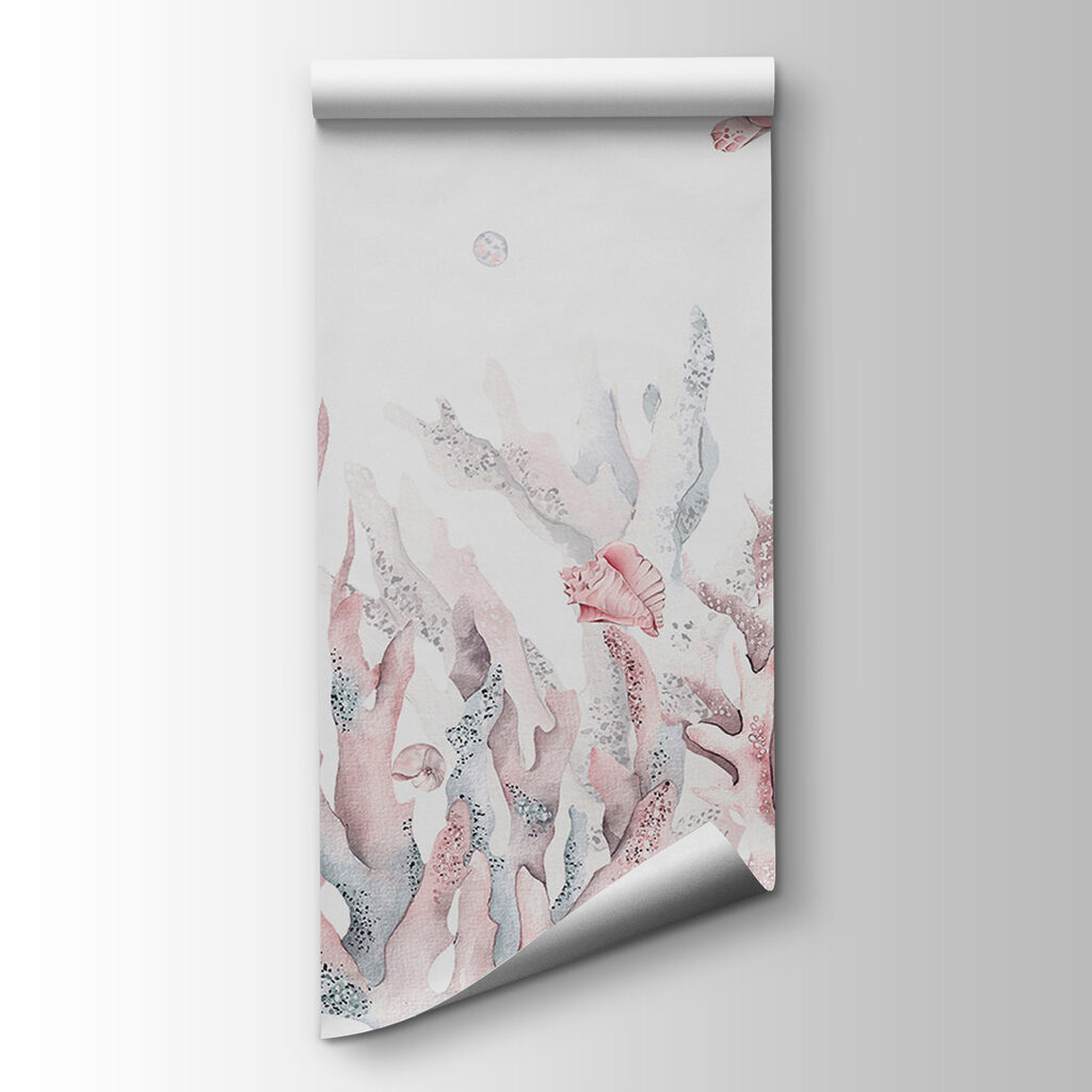 A seaweed and seaweeds with a turtle