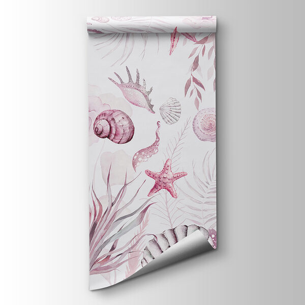 A watercolor sea life pattern A watercolor sea life pattern