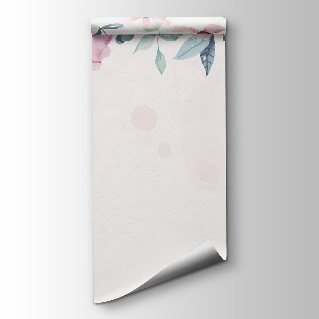 Watercolor painting of flowers