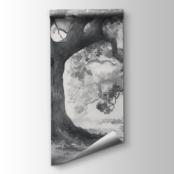 A group of trees with many branches A group of trees with many branches