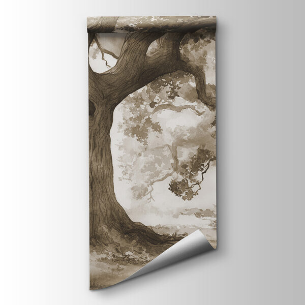 A group of trees with a hole in the trunk A group of trees with a hole in the trunk