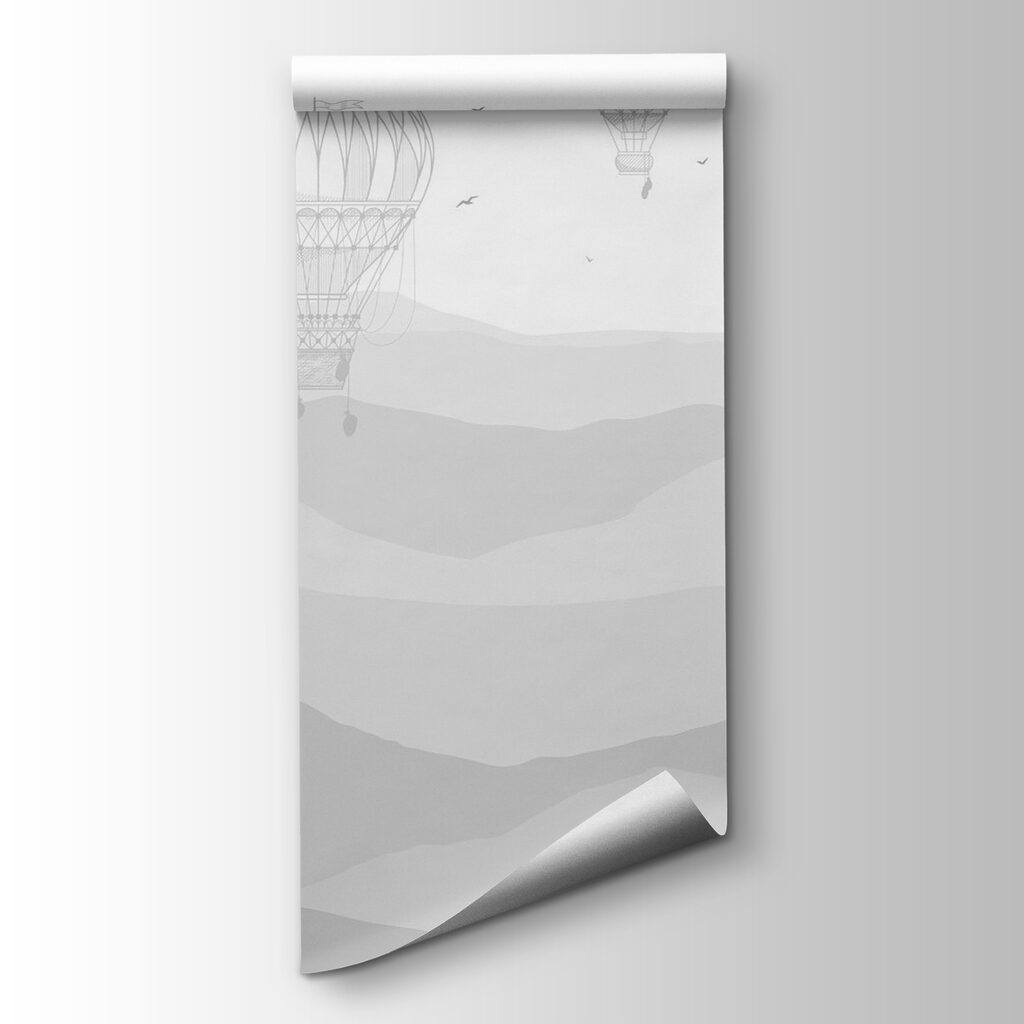 Group of hot air balloons in the sky