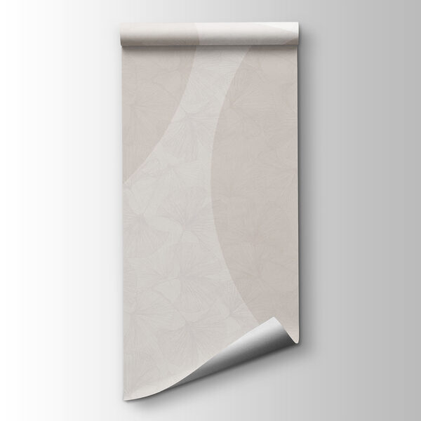 White and grey background with circles
