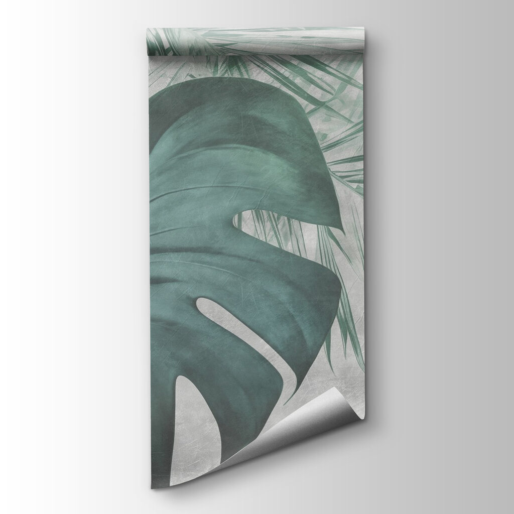 Lush green leaves in soft tones Lush green leaves in soft tones