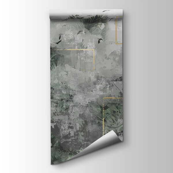 Painting of a tropical forest Painting of a tropical forest