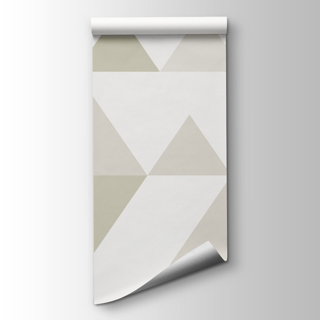 Group of triangles in a row