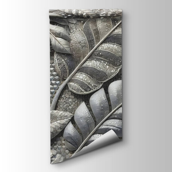 Textured leaves in muted tones Textured leaves in muted tones