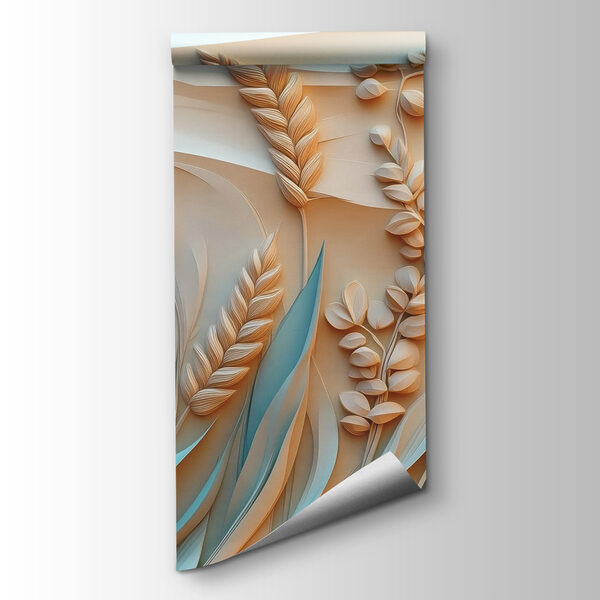 Wheat plants and leaves Wheat plants and leaves