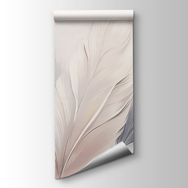 Group of white and grey feathers