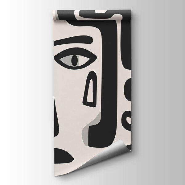 Black and white pattern with different shapes Black and white pattern with different shapes