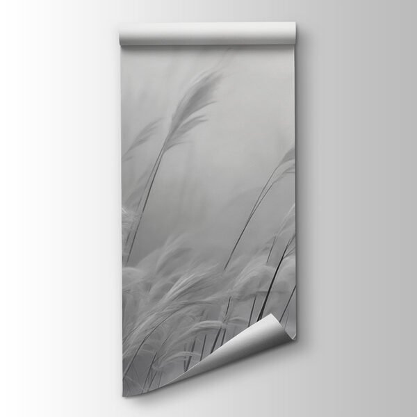 Soft grasses sway in gentle breeze