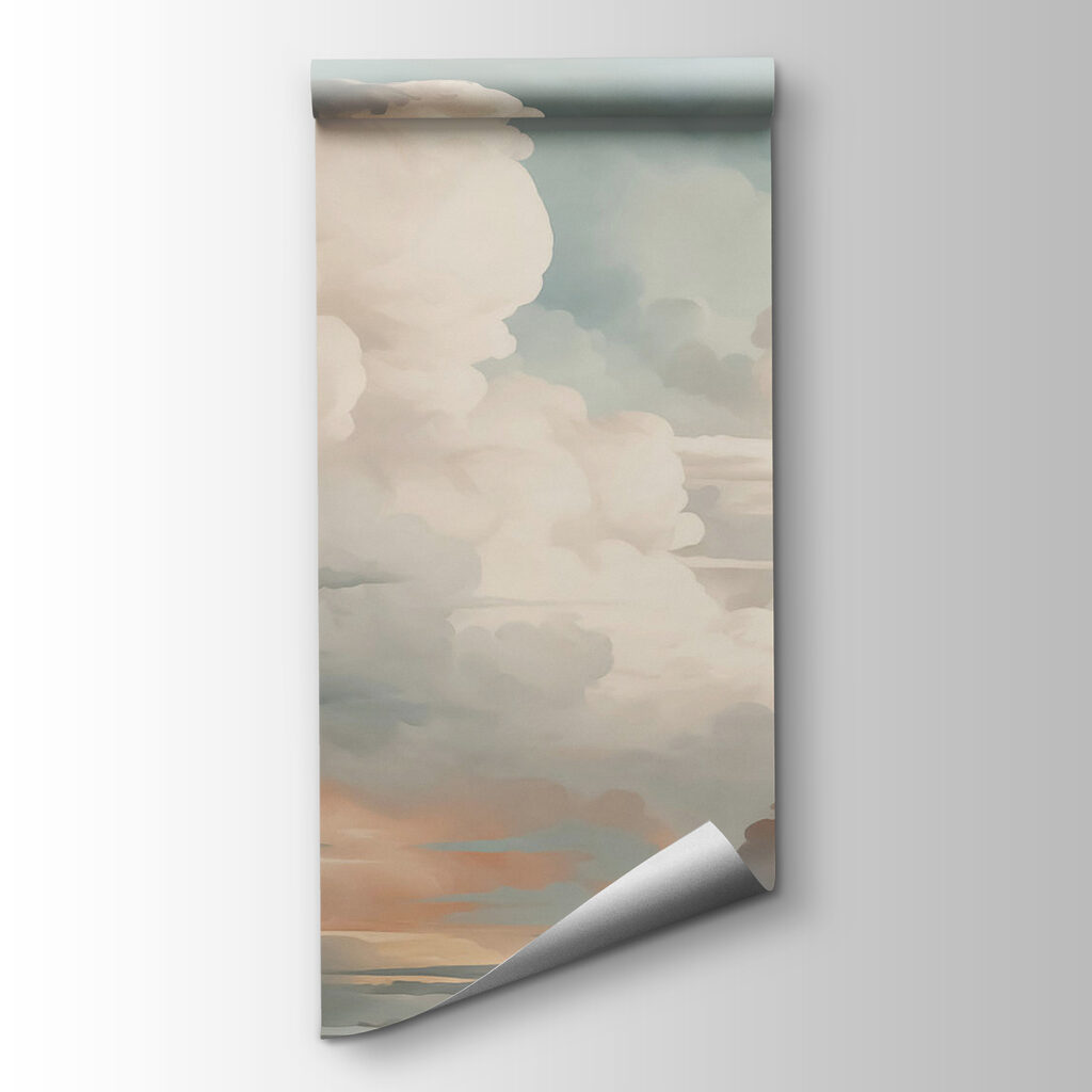 Cloudy sky with many clouds