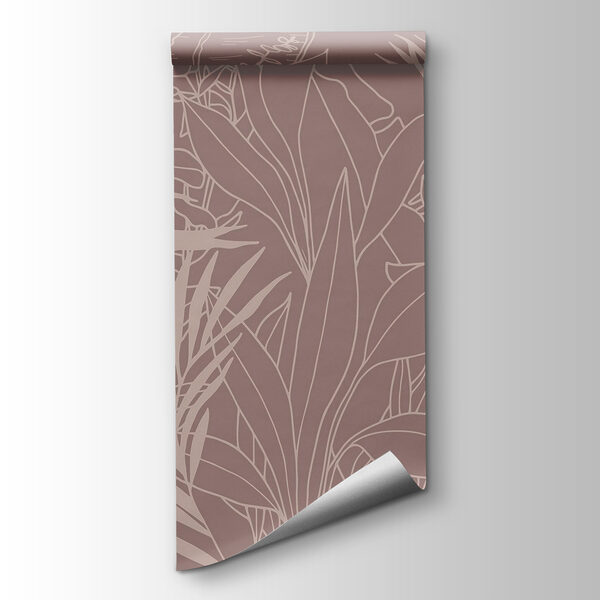 Drawing of plants and leaves