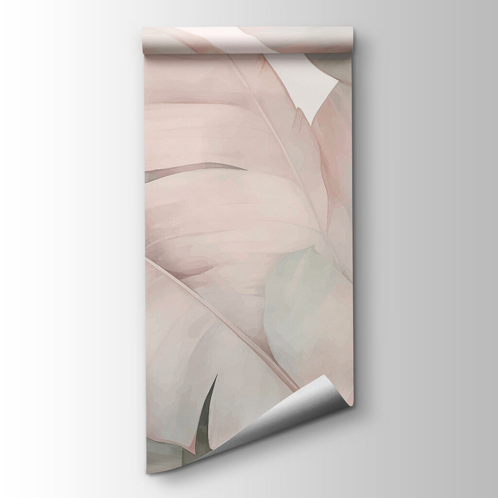 Soft hues of tropical leaves