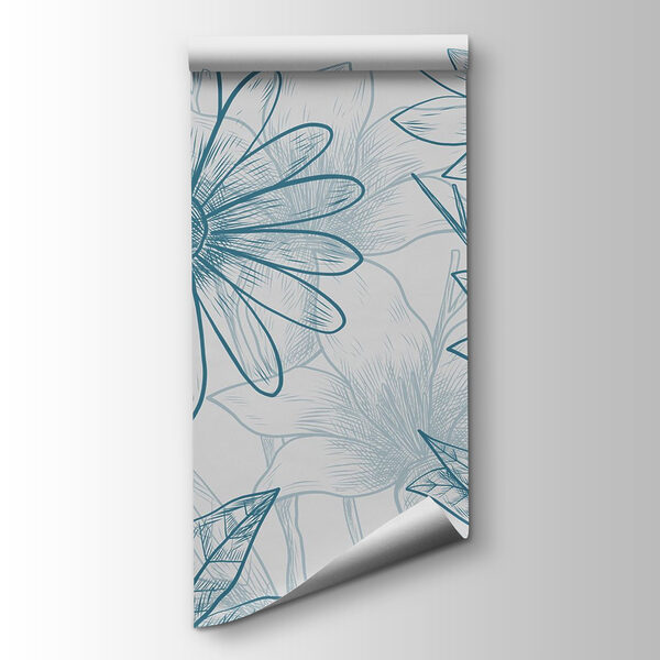 Drawing of flowers and leaves