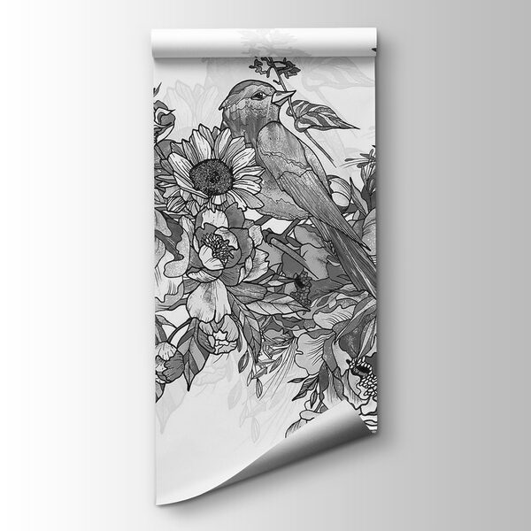 Bird sitting on a flower