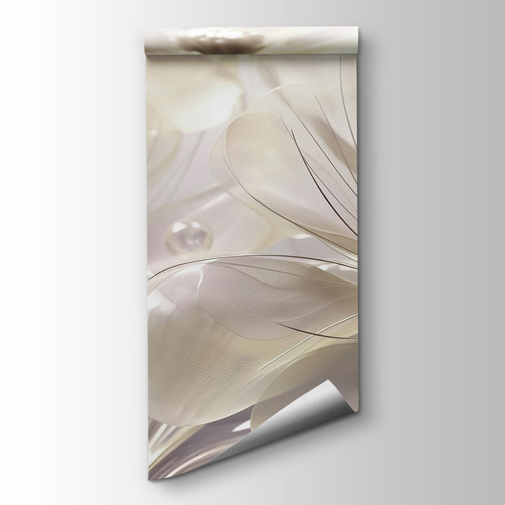 Delicate flowers in soft hues