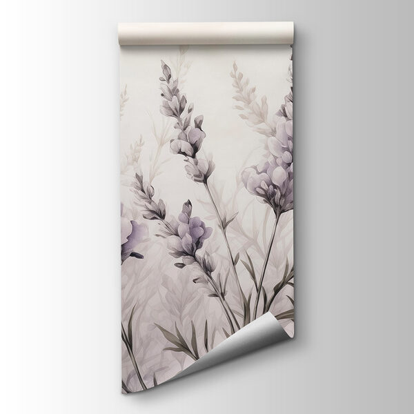 Painting of flowers and leaves