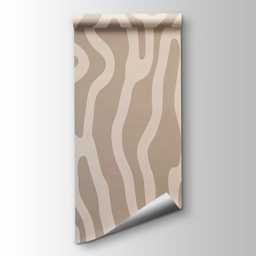 Abstract flowing patterns in gentle hues